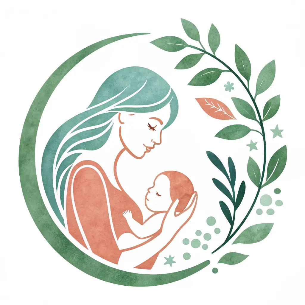 Postpartum Doulas Watercolor Icon